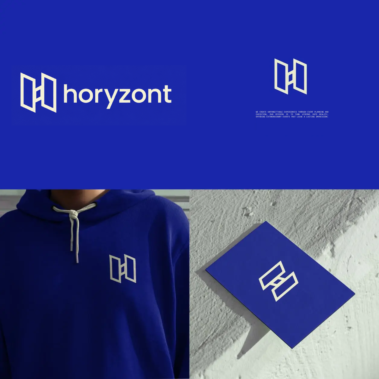 Horyzont logo design