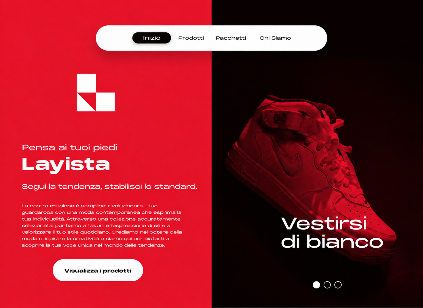 Layista website design